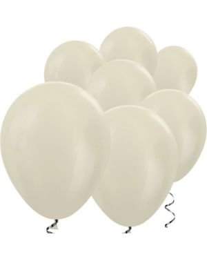 Ivory Satin Mini Balloons - 5&quot; Latex Balloons (100pk)