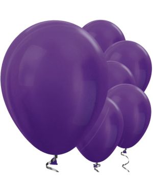 Violet Metallic Balloons - 12&quot; Latex Balloons (50pk)