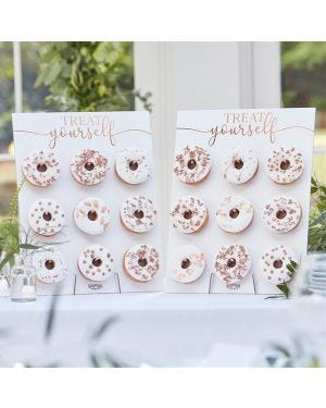 Botanical Wedding Copper Foiled Doughnut Walls (2pk)