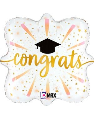 Congrats Grad Firework Foil Balloon - 18&quot;