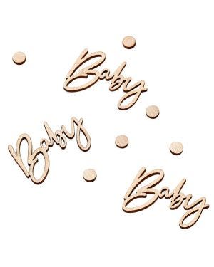 Botanical Baby Wooden Table Confetti (18pk)