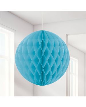 Baby Blue Honeycomb Ball Decoration - 20cm