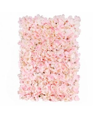 Pink Hydrangea Flower Wall - 60cm