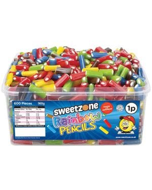 Sweetzone Halal Rainbow Pencils - 960g