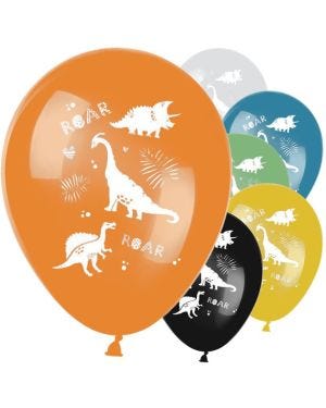 Dinosaur Roars Latex Balloons - 13&quot; (6pk)