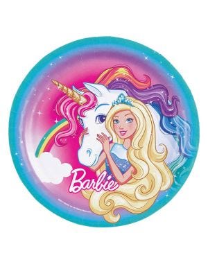 Barbie Dreamtopia Paper Plates - 23cm (8pk)