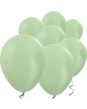 Green Satin Mini Balloons - 5&quot; Latex Balloons (100pk)
