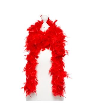 Red Feather Boa - 180cm