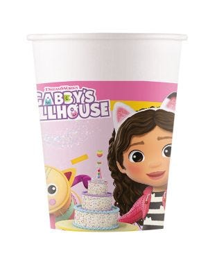 Gabby&#039;s Dollhouse Paper Party Cups - 200ml (8pk)