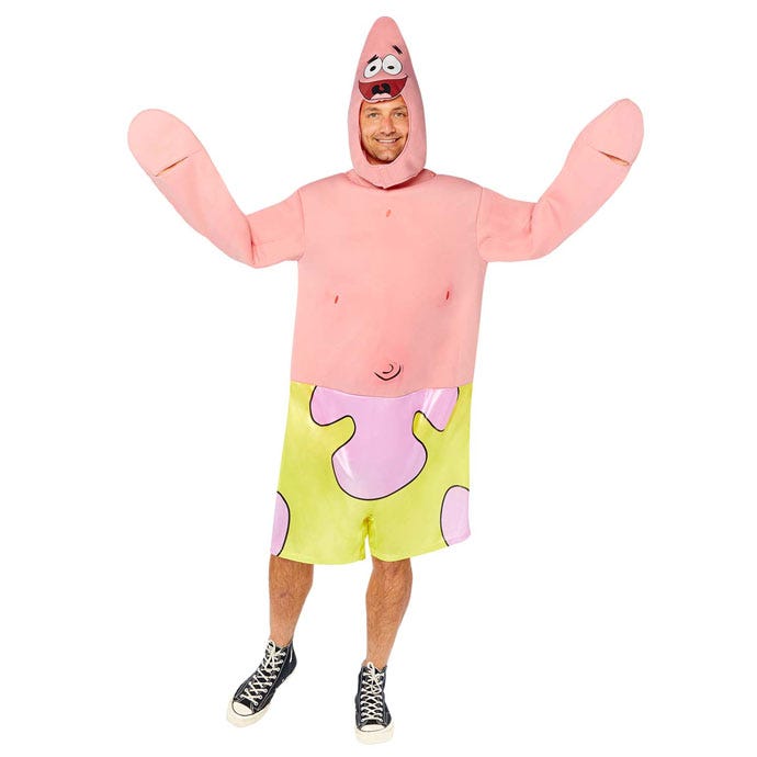 spongebob patrick star fancy dress costume