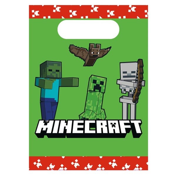 Minecraft party bags