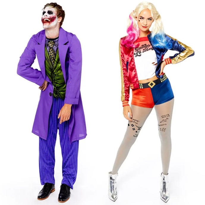 Joker and Harley Quinn couples fancy dress ideas
