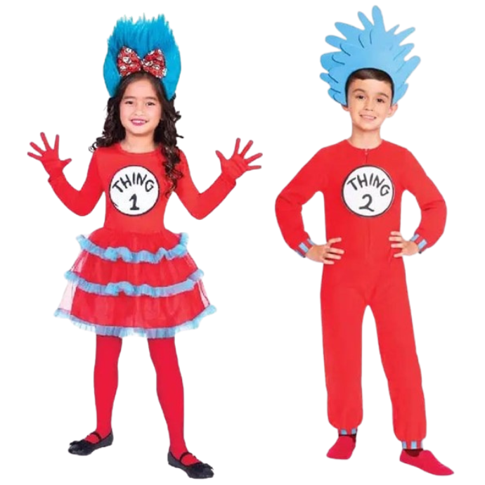 thing 1 and thing 2 fancy dress