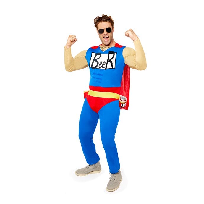 the simpsons beer man costume
