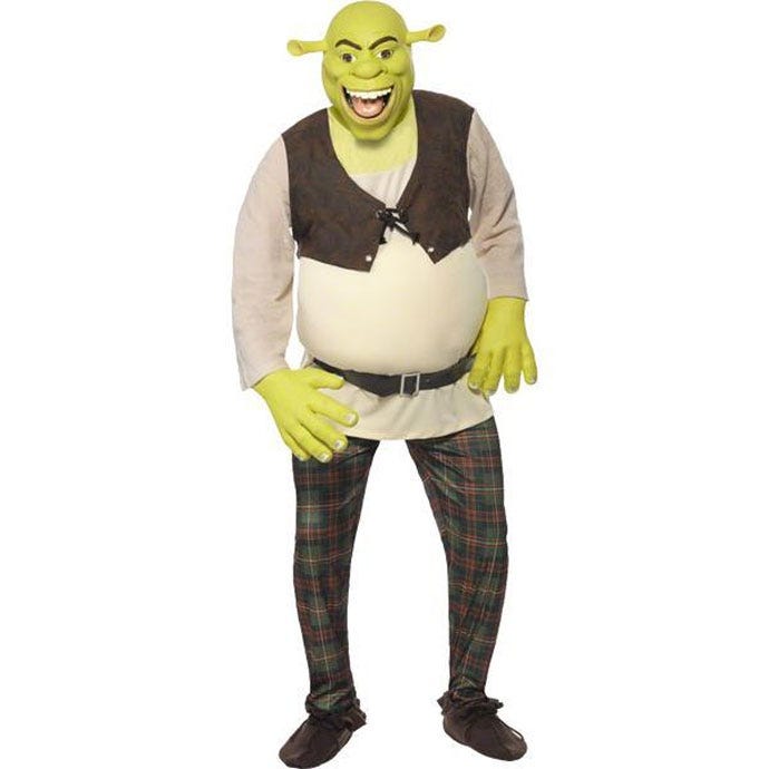 shrek costume with mask